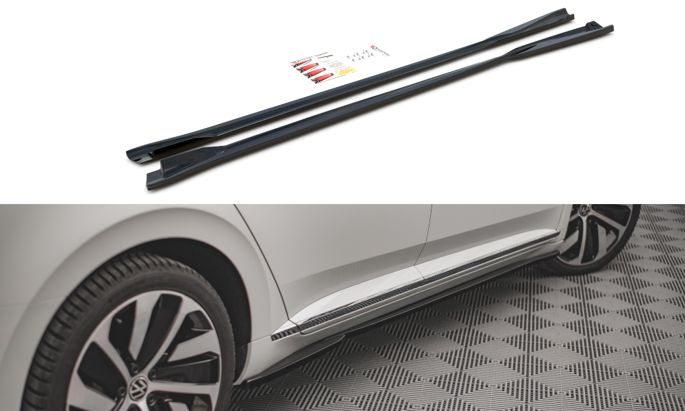 Zijskirts Volkswagen Arteon Maxton Glans Zwart