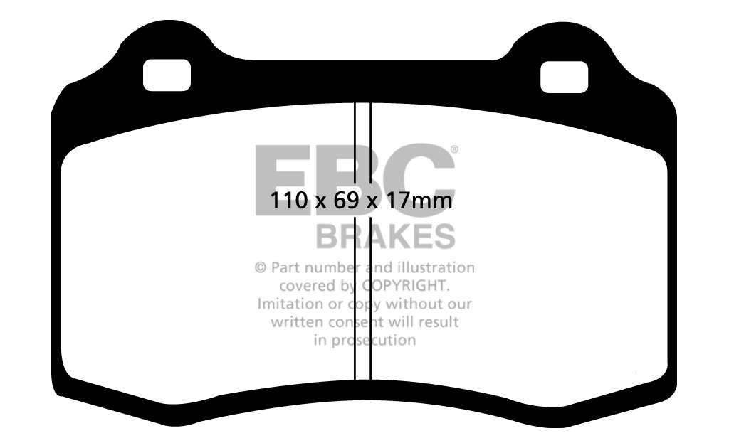 EBC Brakes ALFA ROMEO Alfa 156 3.2 2002-2003 Remblokken voorzijd