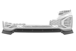 Voorspoiler VW Touareg 3 CR – CSR Automotive Bekerspoilerlip Glanzend Zwart met ABE