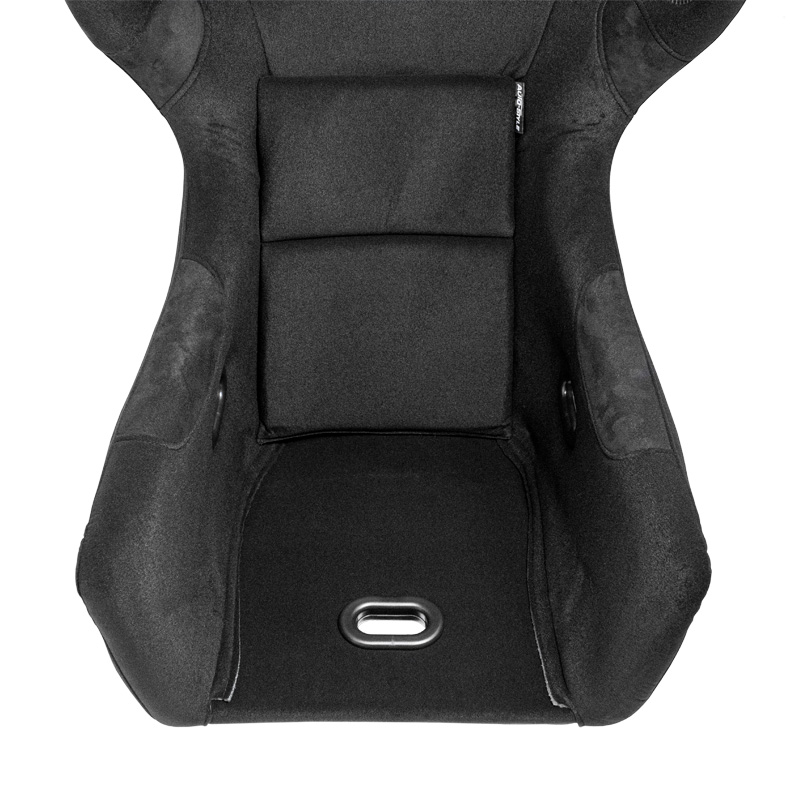 Sportstoel 'BS6' - Zwart - Vaste polyester rugleuning - incl. sledes