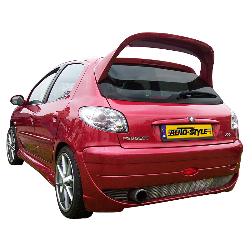 Set Achterlichten  Peugeot 206 excl. CC/SW - Chroom
