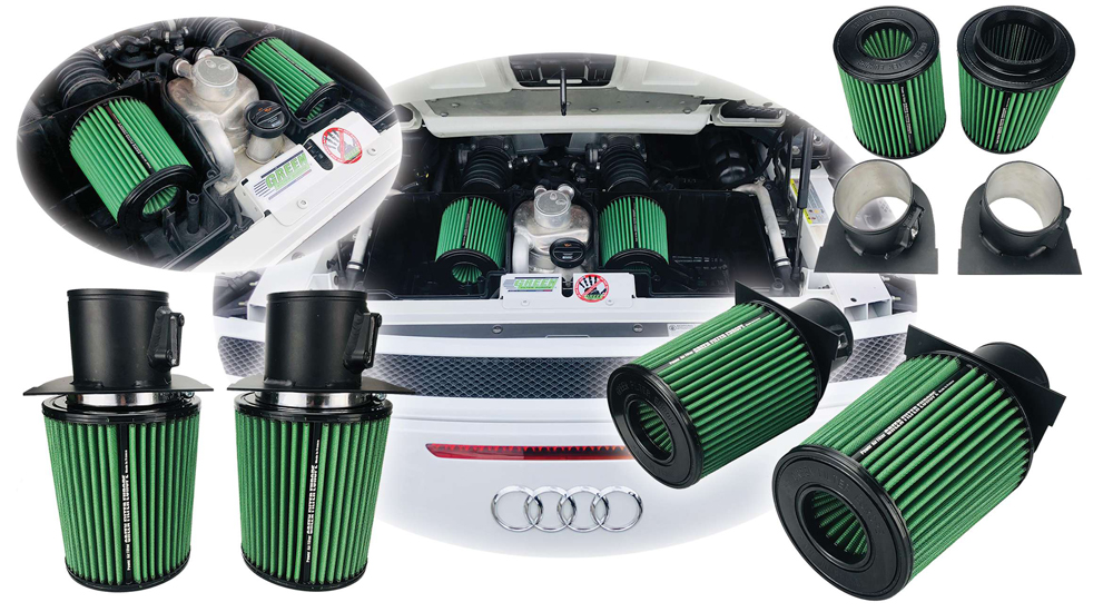 Green Luchtfilter Audi R8 (4S) – 5.2 FSI / FSI Plus / Quattro