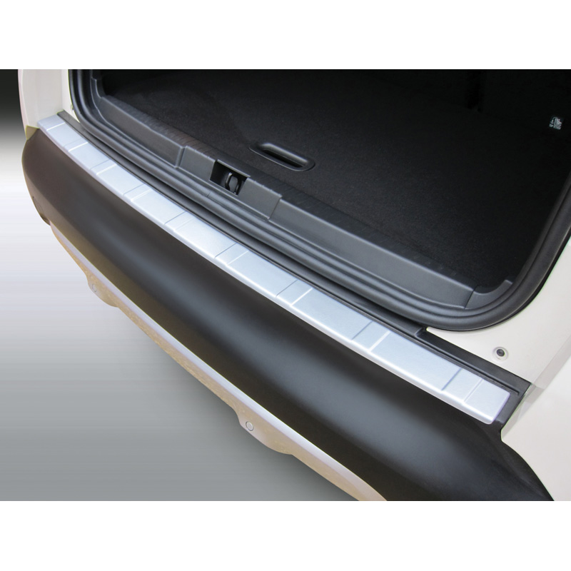 ABS Achterbumper beschermlijst  Renault Captur 2013- 'Ribbed' Zwart