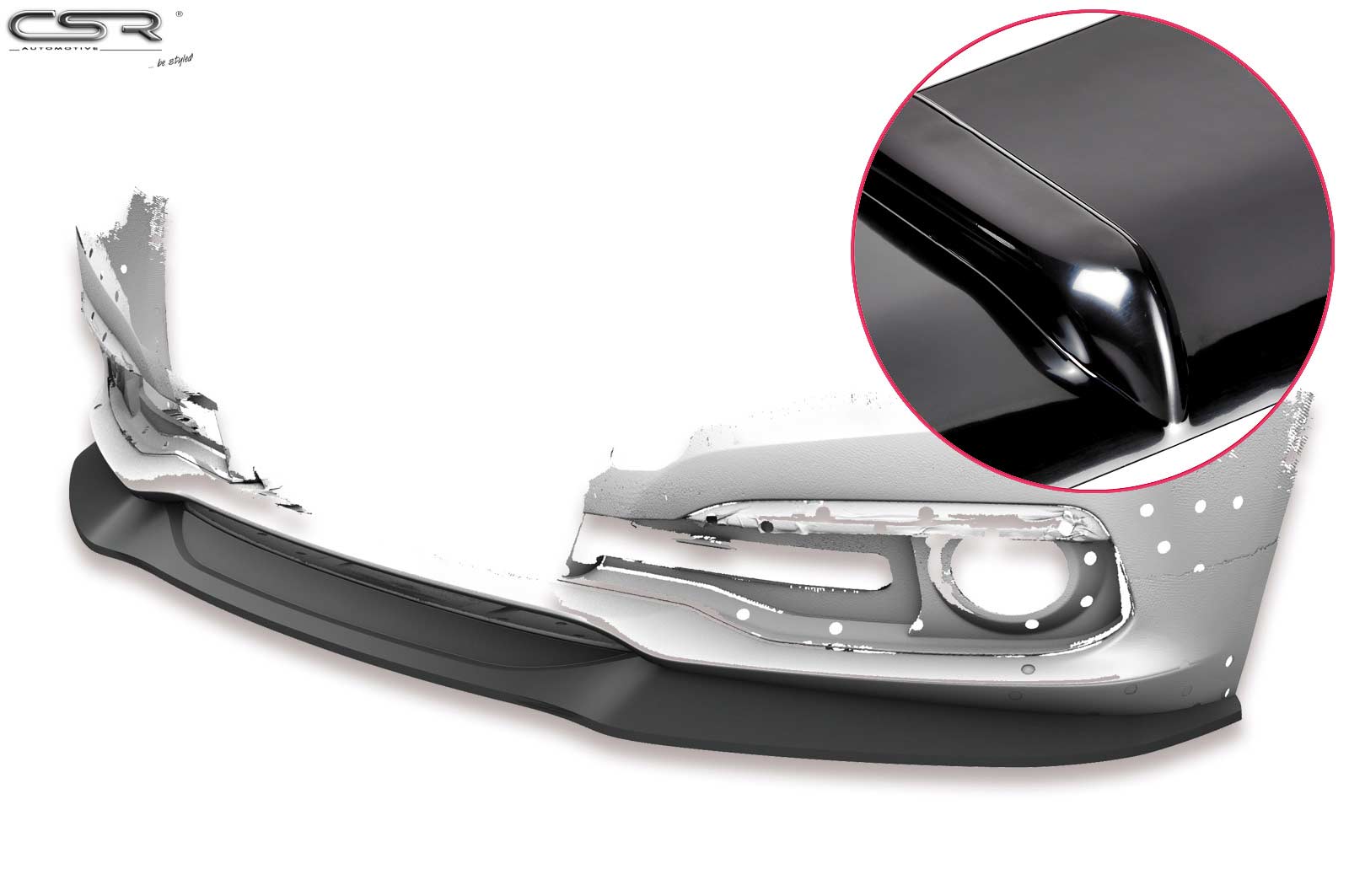 Voorspoiler BMW 3-Serie F30/F31/F34 Glans Zwart