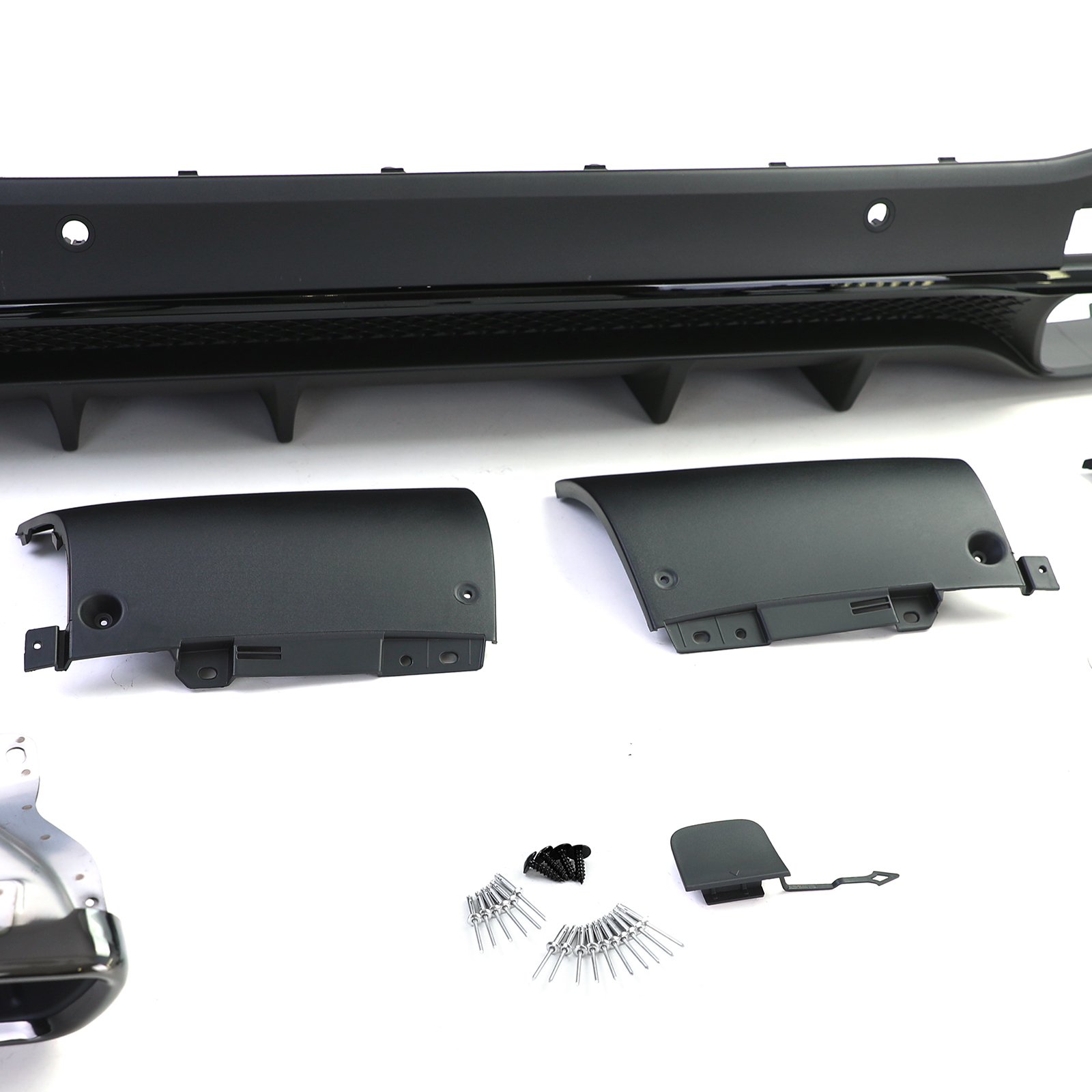 Diffuser Mercedes GLE SUV W167 V167 19-23 AMG Look Zwart