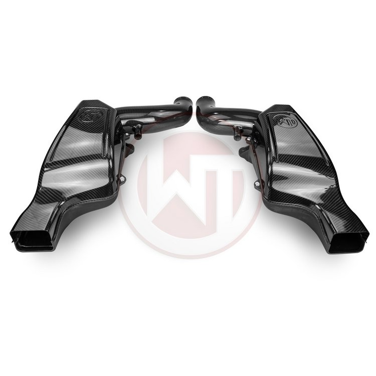 Mercedes AMG GT, GT S, GT C, GT R: '15- Carbon luchtinlaat systeem incl. 2 sportluchtfilters Ø102mm