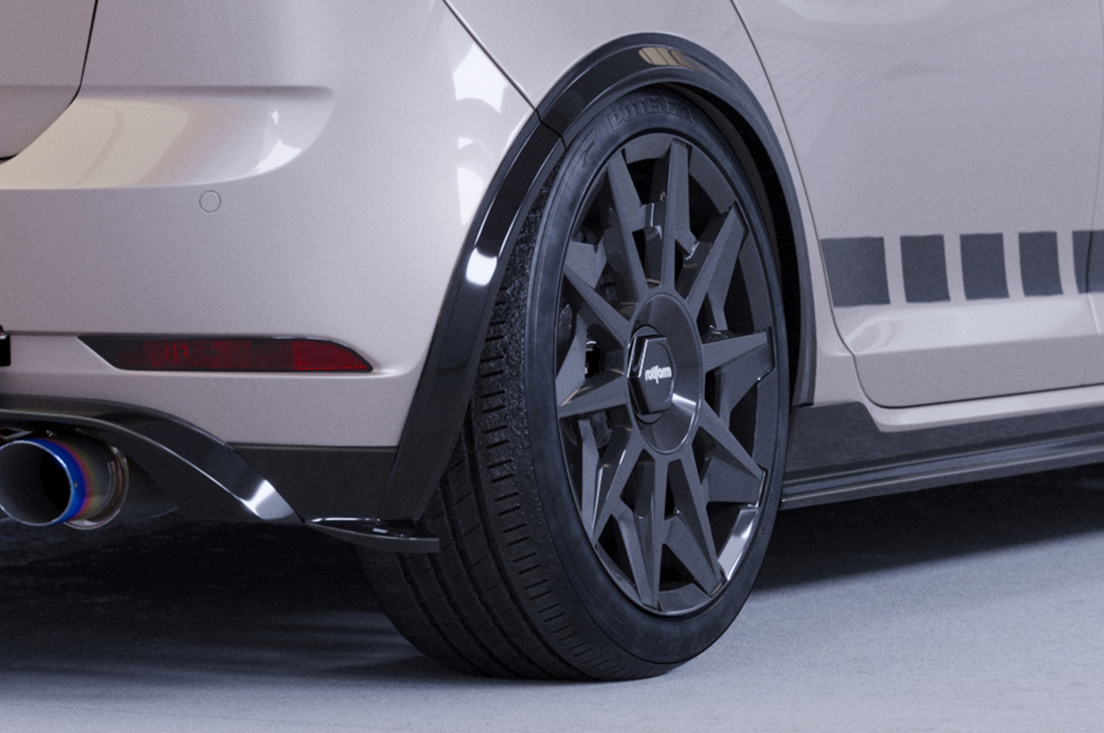 Spatbordverbreders Volkswagen Golf 7 CSR