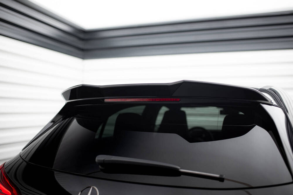 Spoiler Mercedes A Klasse AMG Pakket / A35 / A45 Maxton Glans Zwart