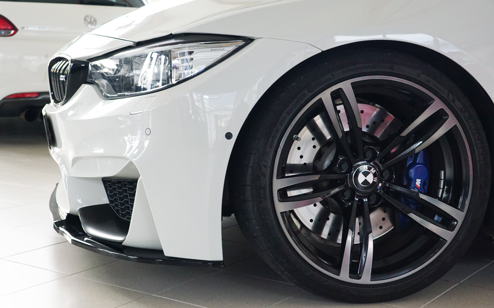 Splitter Glossy Black Rieger BMW M3/M4 F80/F82/F83 14-