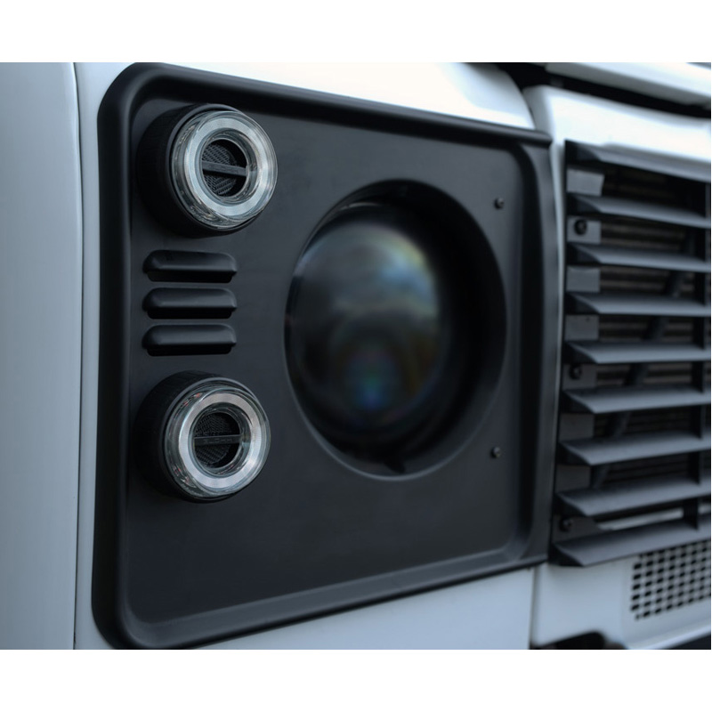 Glohh GL-2 LED Frontlampen  Landrover 90/110 1983-1990 & Defender (LD) 1990-2016 - Helder (4-delig)
