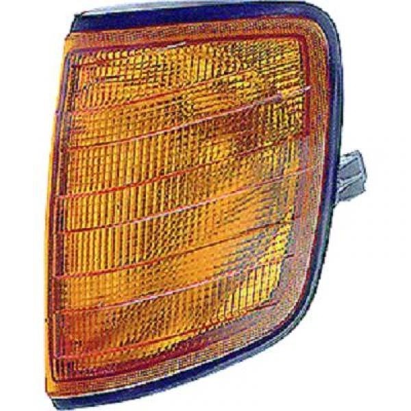 Knipperlicht links DB W124 85-93 ORANJE GLAS met VOET