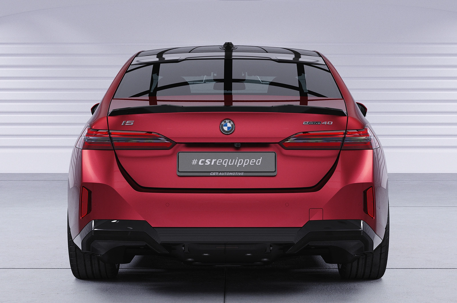Achterspoiler BMW 5er / i5 g60 glans zwart
