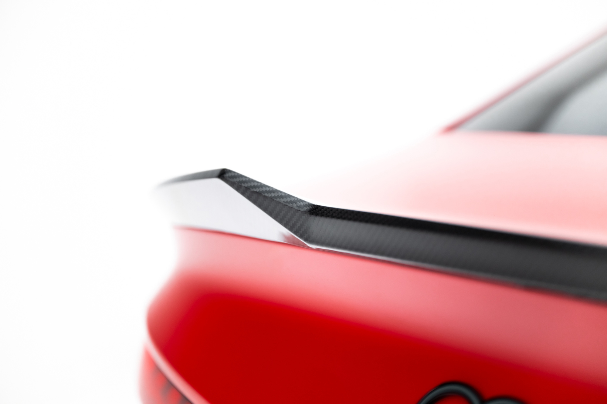 Prepreg Carbon Fiber Tailgate Spoiler Audi RS3 / S3 / A3 S-Line / A3 Sedan 8Y Facelift V.1