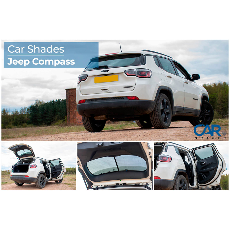 Set Car Shades  Jeep Compass (MX) 2017- (6-delig)