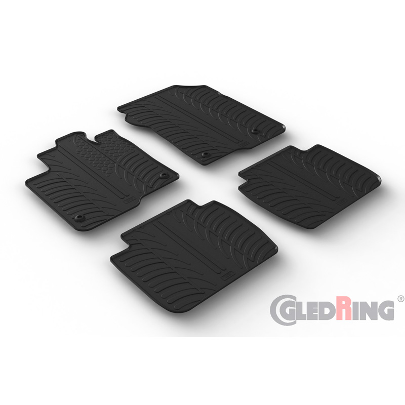 Rubbermatten  Honda ZR-V eHEV 2023- (T profiel 4-delig + montageclips)