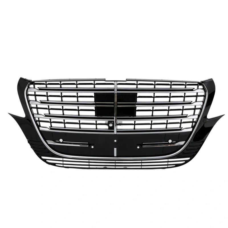 Grill passend voor Mercedes V-Class W447 Facelift (2024-..) GT Look Zwart Chroom