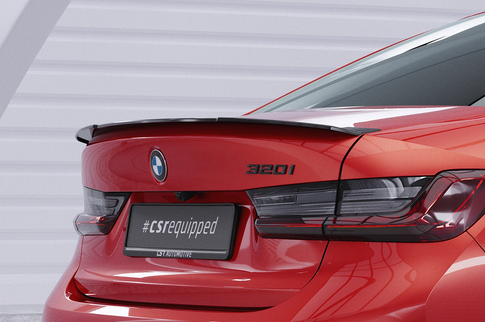 Achterspoiler BMW 3‑Serie G20 Limousine (2019–) Glans Zwart – CSR Automotive