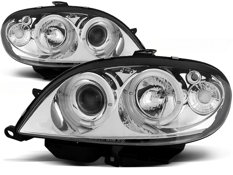 Faros Citroen Saxo 00-.. Angel Eyes cromo