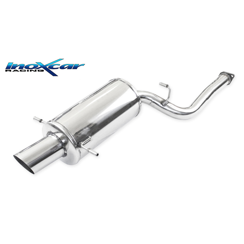 100% RVS Sportuitlaat  Subaru Impreza 4WD 2.5 STI Turbo 280pk 2006- 1x101mm Rally