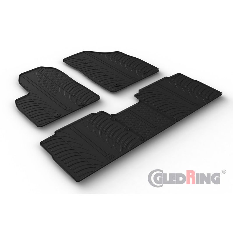 Gledring Rubbermatten  Forthing U-Tour 2023- (T profiel 5-delig + montageclips)