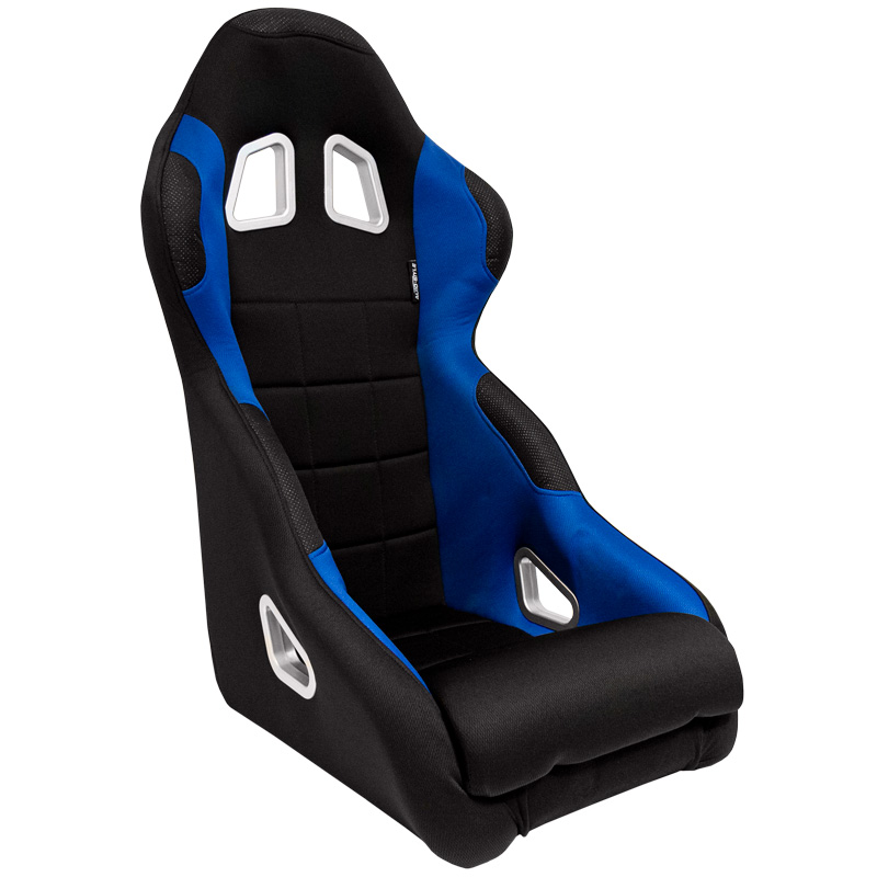 Sportstoel 'K5' - Zwart/Blauw - Vaste rugleuning - incl. sledes