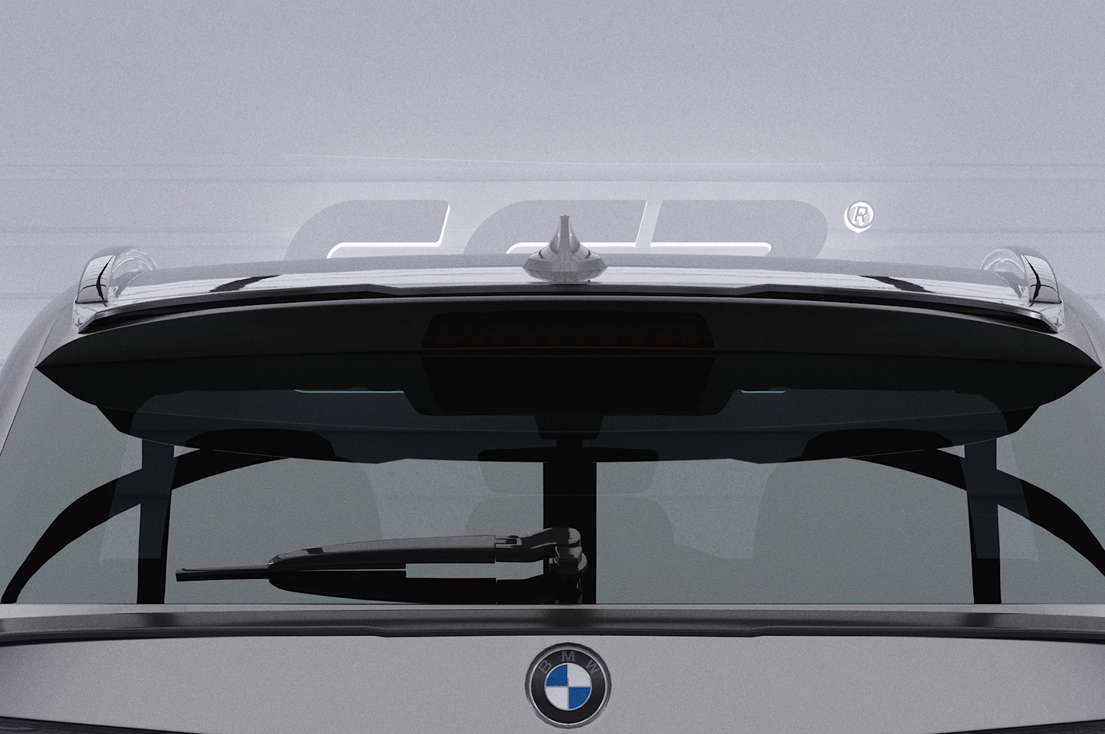 Achterspoiler BMW 3er G21 glans zwart 2019–