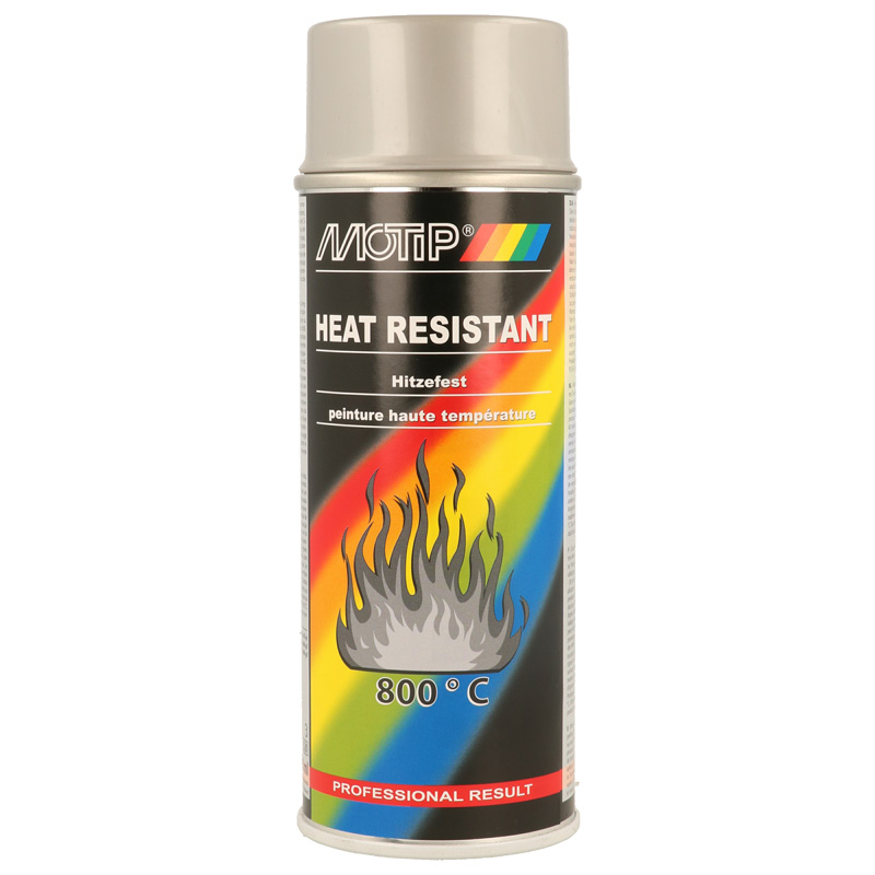 Motip Hittebestendige Lak - Zilver - 400ml