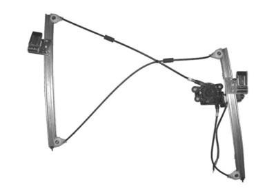 raammechanisme, 3 drs, incl motor, links VW Polo, 1994-1999