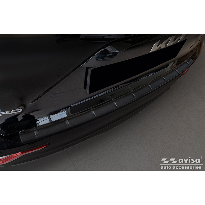 Matzwart RVS Achterbumperprotector  Kia Niro II Hybrid & Niro II EV (SG2) 2022- 'Ribs'