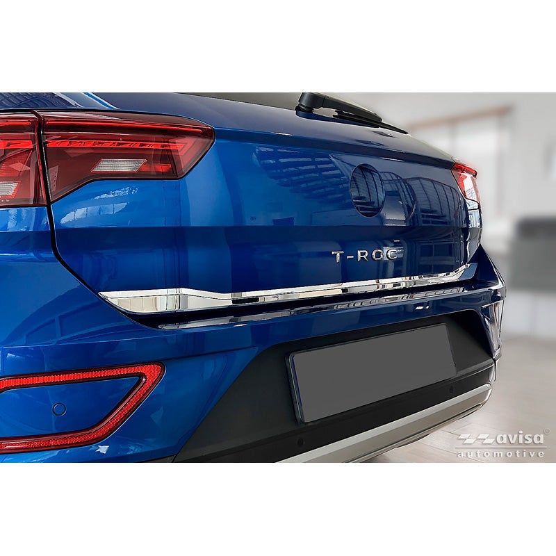 Avisa Chroom RVS Kofferbak Sierlijst  Volkswagen T-Roc 2017-2022 & Facelift 2022-2025 (incl. Cabrio)