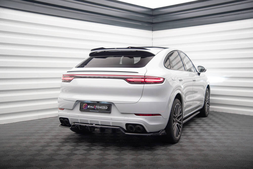 Spoiler Porsche Cayenne Coupe Maxton Glans Zwart