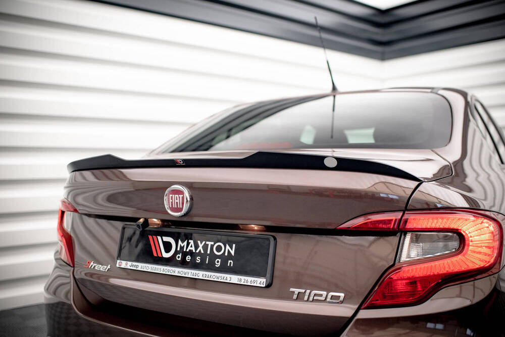 Spoiler Fiat Tipo S Sedan Maxton Glans Zwart