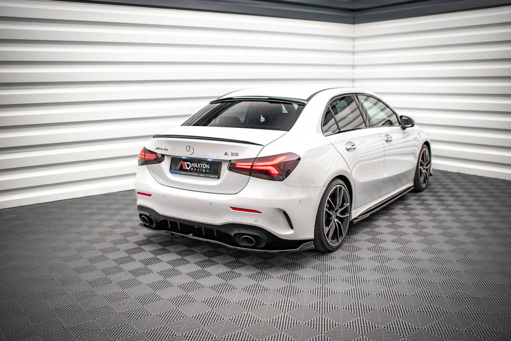 Dakspoiler Mercedes A Klasse W177 A35 AMG Glans Zwart
