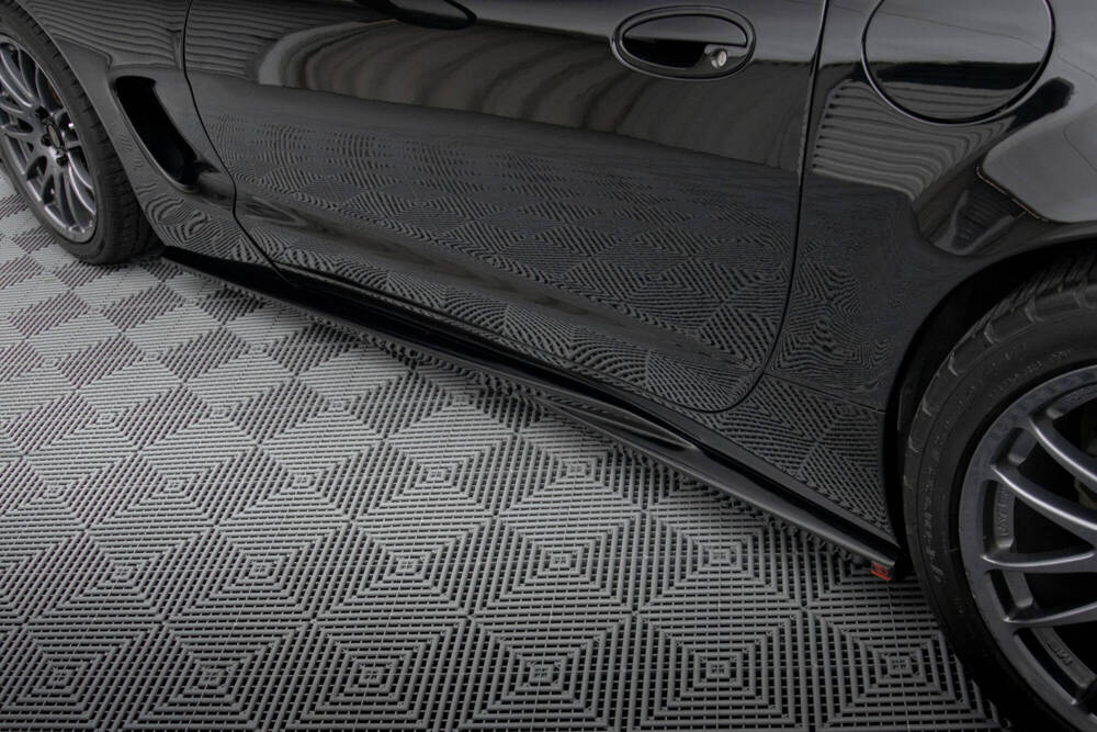 Zijskirts Chevrolet Corvette C5 Maxton Glans Zwart