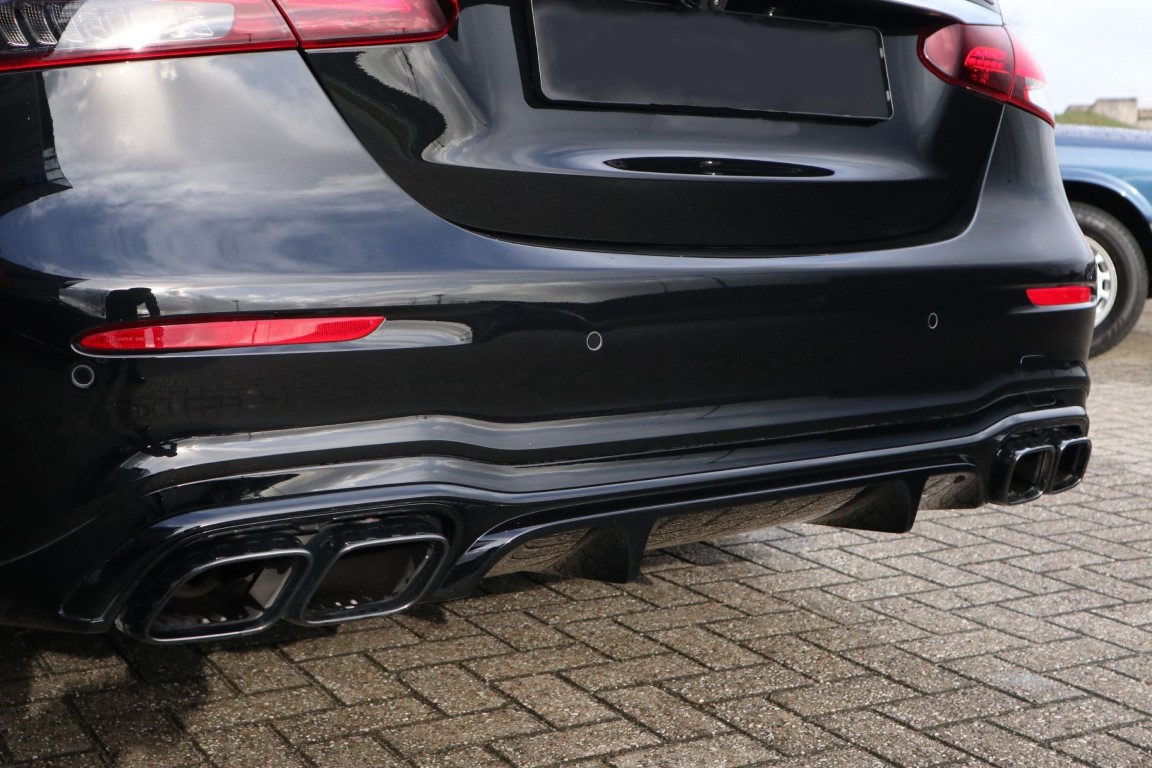 Diffusor Mercedes E-Class W213 AMG Line (2020-..) E63 Design Zwart Edition