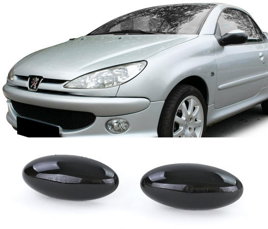 Indicadores Peugeot 206 and 307 black-cromo