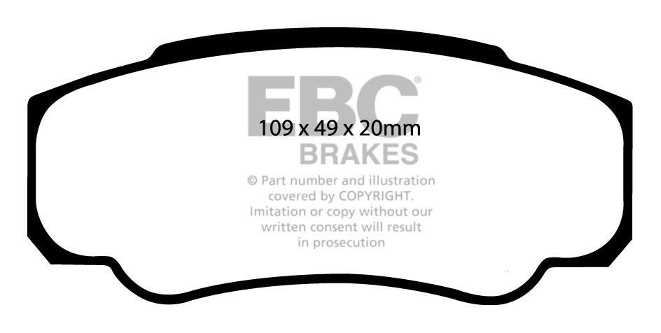 EBC Brakes FIAT BEDRIJFSWAGEN Ducato 2.0 2001-2006 Remblokken ac