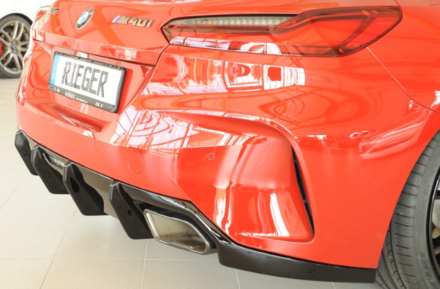 Diffuser BMW Z4 G4Z/G29 roadster Rieger glans zwart
