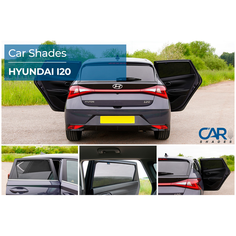 Set Car Shades (achterportieren)  Hyundai i20 5 deurs 2020- (2-delig)