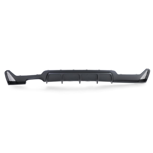 Diffusor BMW 4-serie F32 / F36 2013- Mat Zwart Look M-Pakket Dubbel Links