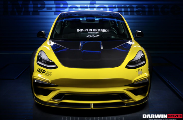 Tesla Model 3 IMPII Style Deels Carbon Fiber Full Body Kit 2021+