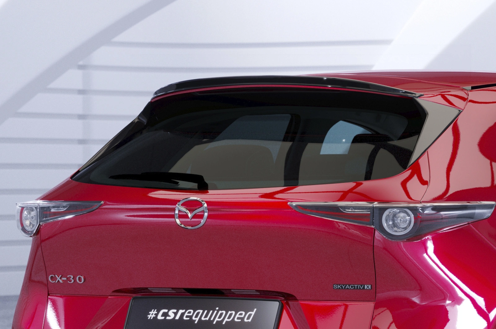 Achterspoiler Mazda CX-30 Glans Zwart – CSR Design