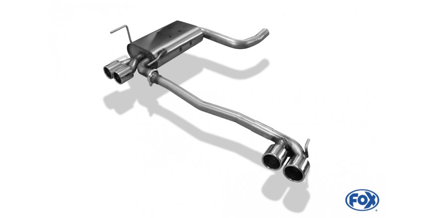 Mercedes CLK Typ 208 Einddemper Uitgang rechts/links - 2x76 Typ