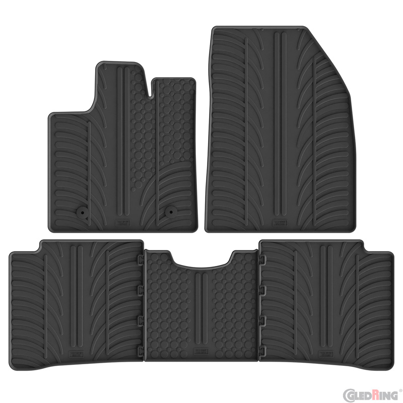 Gledring Rubbermatten  BYD Atto 3 2022- (T profiel 5-delig)