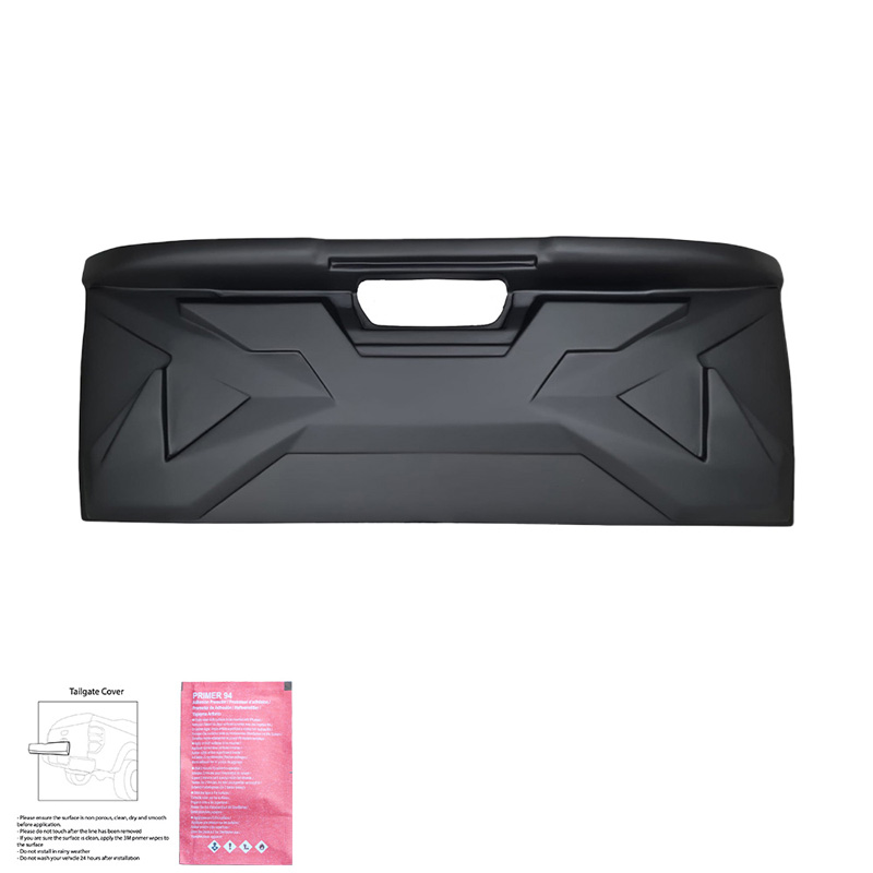 Achterklepcover  Nissan Navara NP300 (D23) 2014-2021 - Matzwart