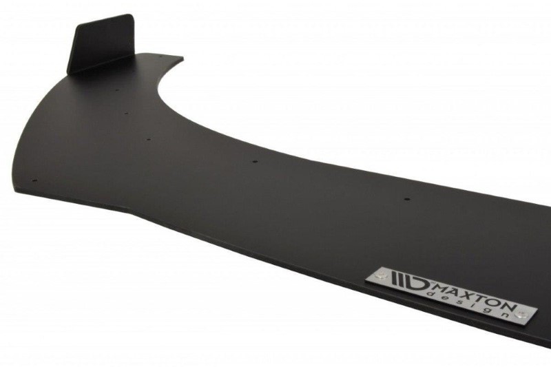 Voorspoiler V.2 Audi TT RS 8J Glanzend Zwart