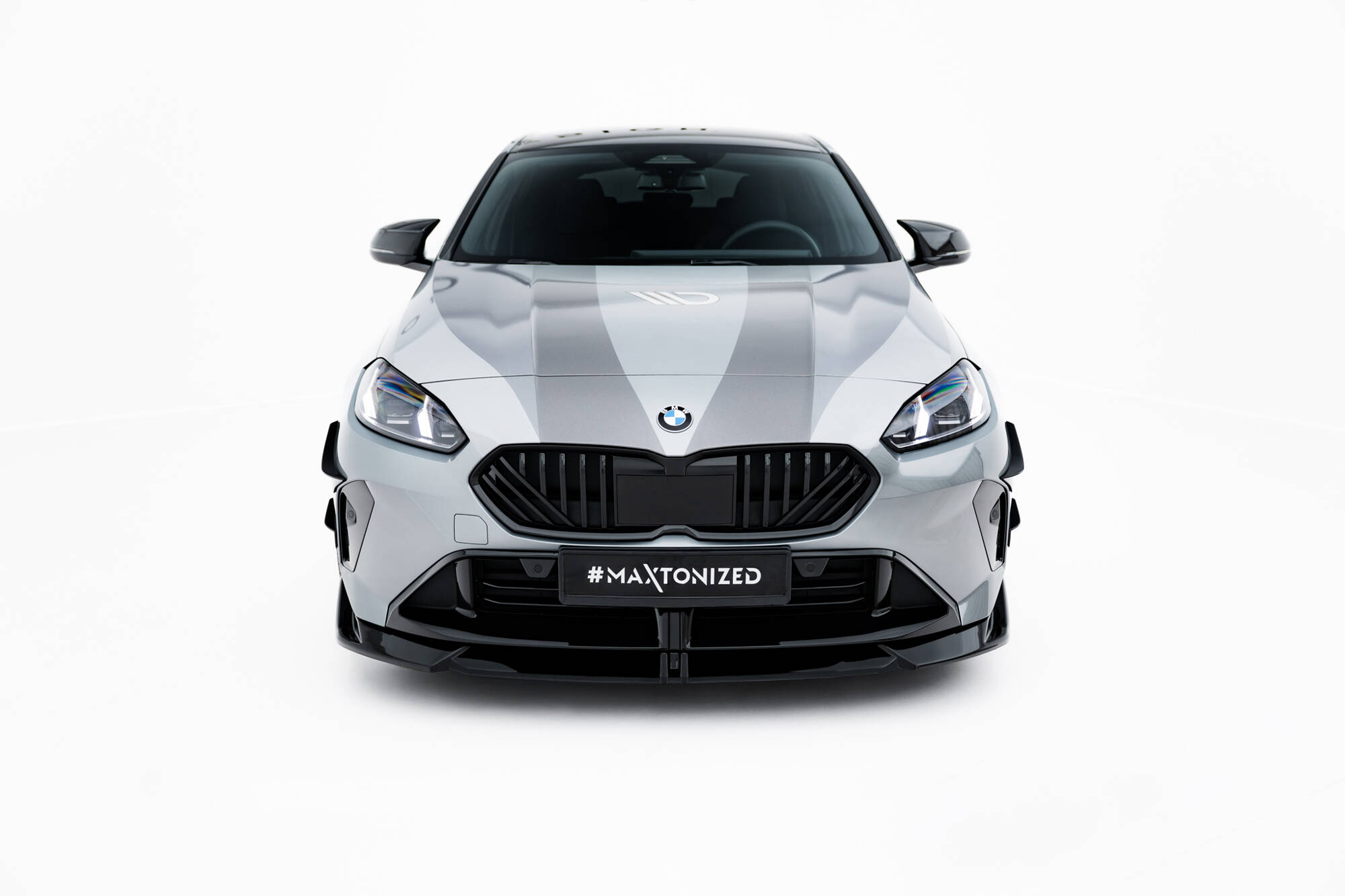 Bodykit V.2 BMW 1 M-Pack F70 Maxton Glanzend zwart