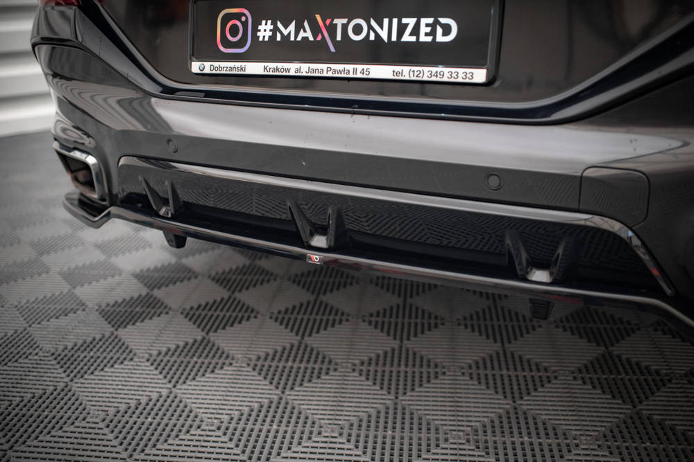 Diffuser V.3 BMW X6 M-pakket G06 Maxton Glans Zwart