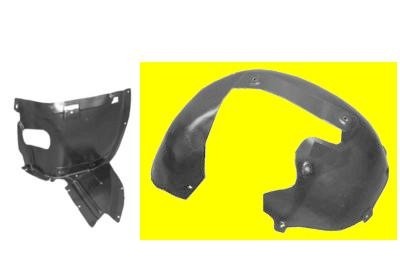 binnenscherm, plastic, achterste deel, links Audi A3, 2008-2012,