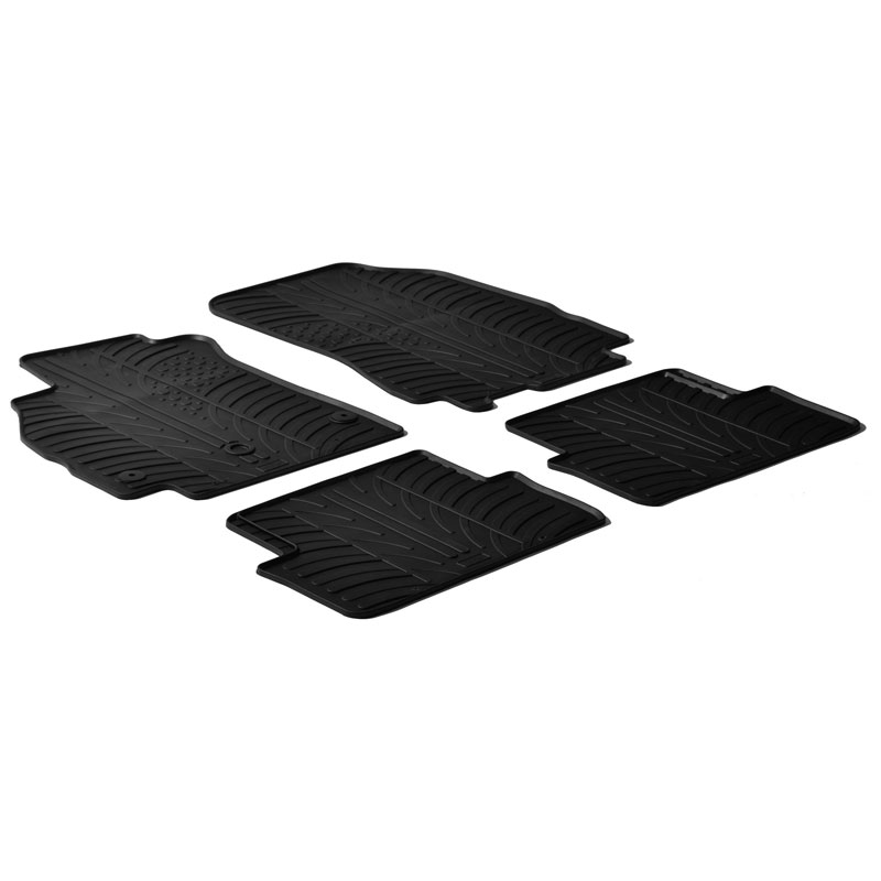Rubbermatten  Renault Megane III Grandtour 2008-2015 (T profiel 4-delig + montageclips)